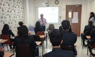 MRV AS level Students interact with Professor Atanu Ghoshray [Newcastle Business School U. K]